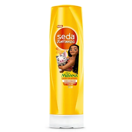 CONDICIONADOR SEDA JUNTINHOS MOANA CACHOS ENCANTADOS COM 300ML