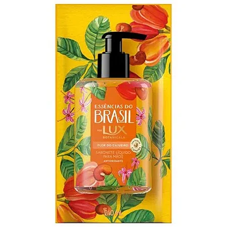 SABONETE LÍQUIDO PARA AS MÃOS LUX BOTANICALS FLOR DO CAJUEIRO COM 240ML