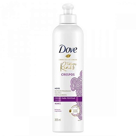 CREME PARA PENTEAR DOVE TEXTURAS REAIS CRESPOS ÓLEO DE COCO 355ML