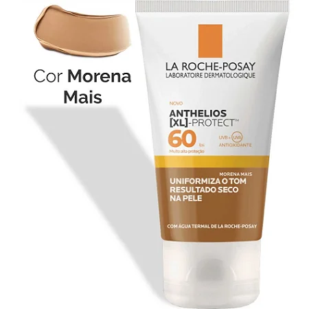 PROTETOR SOLAR FACIAL ANTHELIOS XL COR MORENA MAIS FPS60