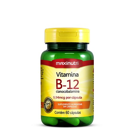 Vitamina B12 Maxi Nutri 60 cápsulas