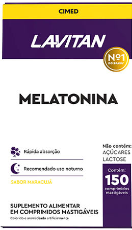 Lavitan Melatonina Maracuja com 150 Comprimidos