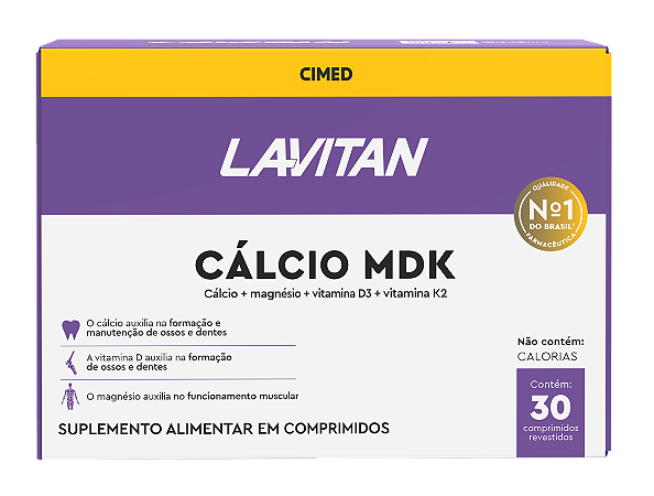 Lavitan Cálcio MDK 30Cp