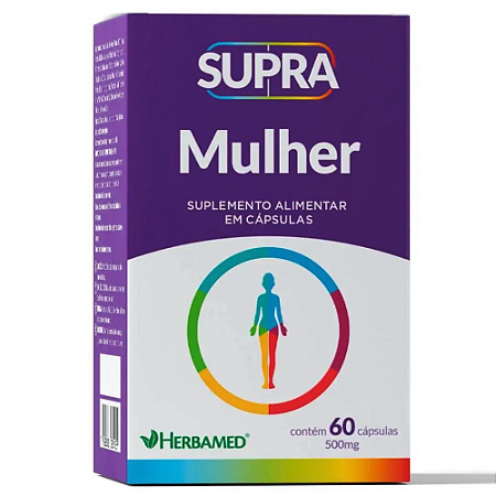 Supra Mulher Polivitaminico Herbamed 60 Cápsulas