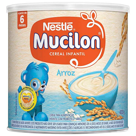 Cereal Infantil Mucilon Arroz 400g