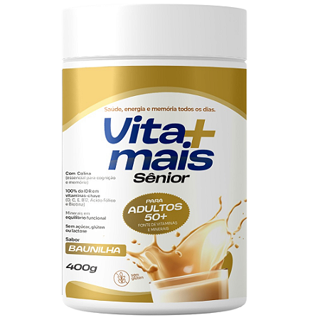 Vita Mais Sênior Suplemento em Pó 400g Baunilha