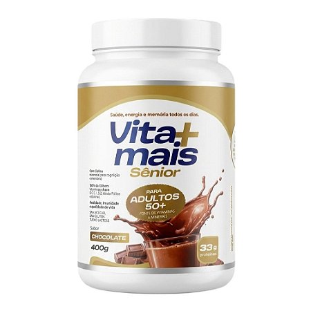 Vita Mais Senior Suplemento em Pó 400g Chocolate