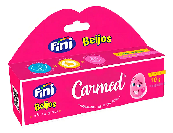 Hidratante Protetor Labial Carmed FINI Beijos Incolor 10g