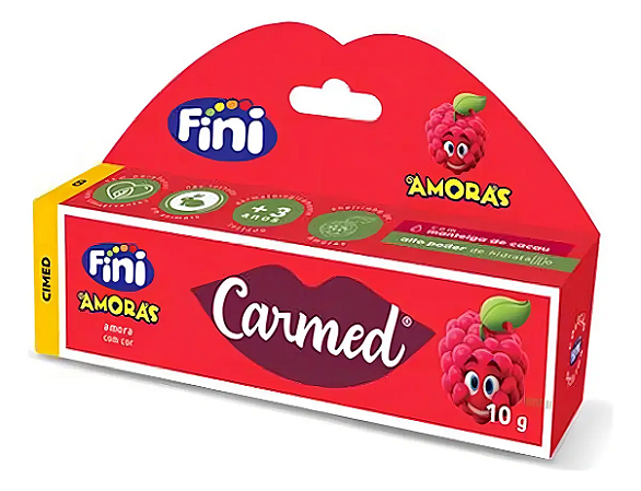 Hidratante Protetor Labial Carmed Amora Clara com Cor 10g