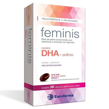 Feminis Suplemento Alimentar Em Cápsula Moles 90 cps