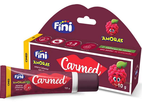 Hidratante Protetor Labial Carmed Amora Escura 10g