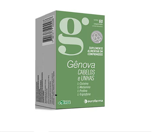 Gênova Cabelos e Unhas c/ 60 cps