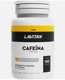 Lavitan cafeina com 100 capsulas