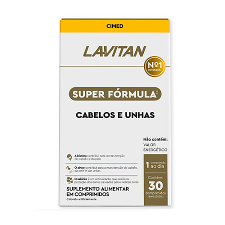 Lavitan Cabelos e Unhas Super Fórmula  C/30 cps