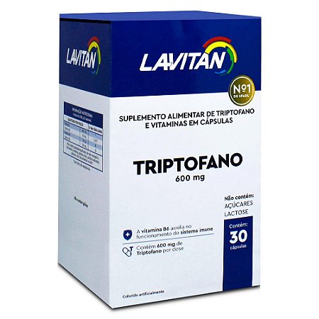 Vitamina Lavitan Sonus Triptofano 30 Cápsulas