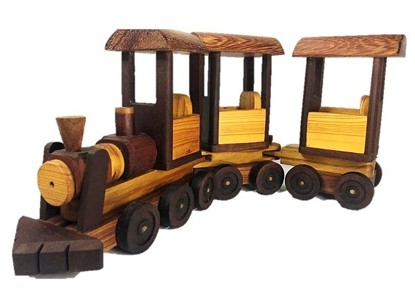 Foto de Trem De Brinquedo De Madeira e mais fotos de stock de Trem