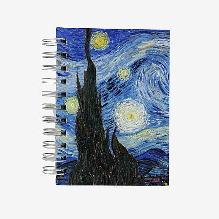 Caderno Wire-o “Noite Estrelada de Van Gogh”