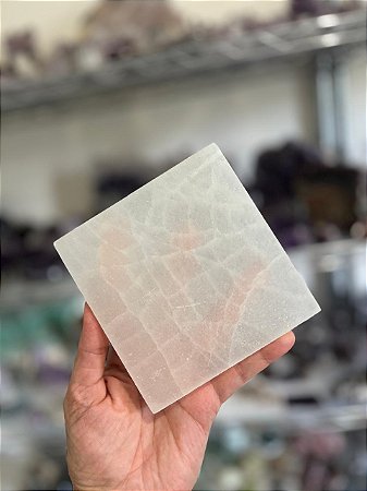 Selenita: placa quadrada G