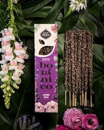 Incenso Sagrada: Botânico lavanda e rosas