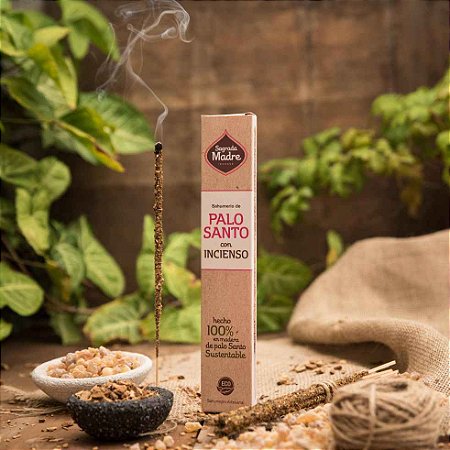Incenso Sagrada Madre: Palo Santo com Incenso
