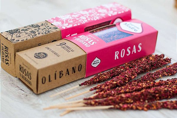 Incenso SM Hierbas: Rosas e Olíbano