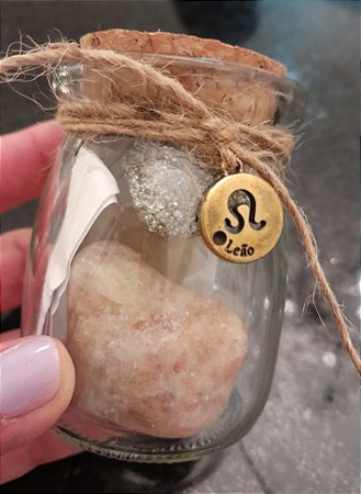 Kit de pedras naturais: signo Leão