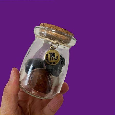 Kit de pedras naturais: signo Escorpião