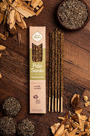 Incenso Sagrada Madre: Palo Santo com Salvia Branca