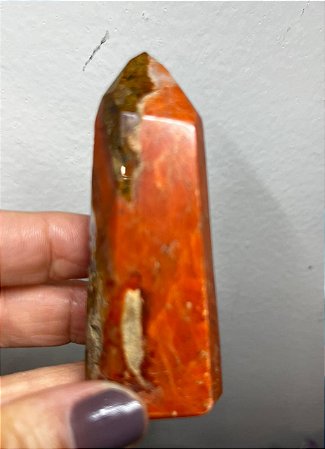 Ponta em Calcita Laranja