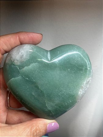 Coração de Quartzo Verde