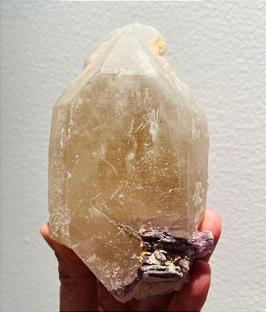 Citrino com Lepidolita