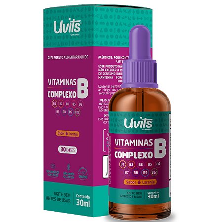 Vitaminas Complexo B 30ml Liquida