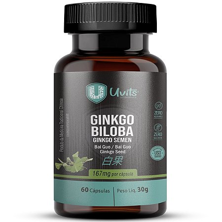 Ginkgo Biloba 60 Cápsulas