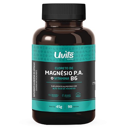 Magnésio + Vitamina B6 90 Cápsulas