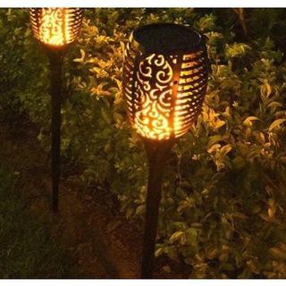 LUMINÁRIA ESPETO TOCHA SOLAR LED 1W COM PROLONGADOR 1600K IP44