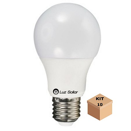 KIT 10 LÂMPADAS LED 4.8W/7W/9W/12W/15W 3000K;4000K;6500K
