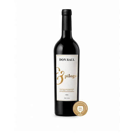 VINHO TINTO CHILENO DON RAUL EPÍLOGO - EDIÇÃO ESPECIAL - SAFRA 2015
