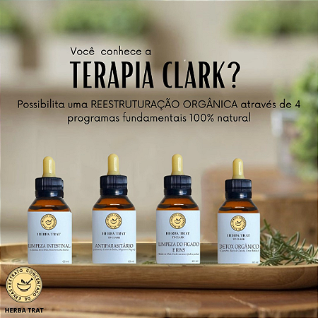 Kit Terapia Clark completo - 7 Extratos compostos 60ml