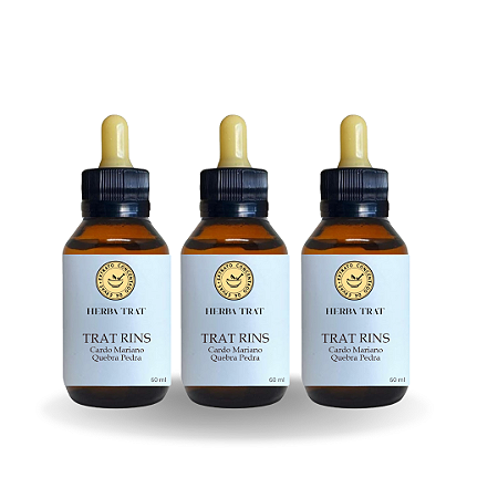 TRAT RINS - EXTRATO 60ML ( Tintura Mãe ) KIT COM 3 UNIDADES