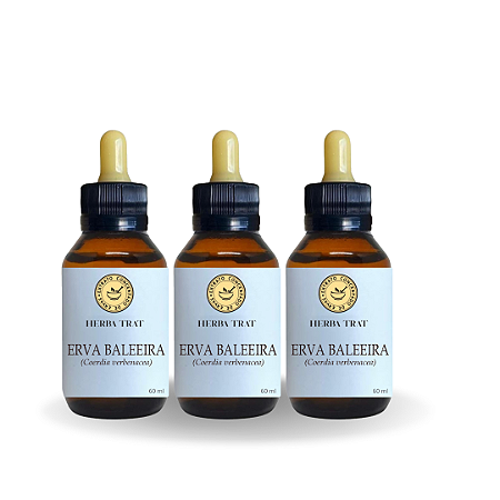 ERVA BALEEIRA - EXTRATO 60ML KIT COM 3 UNIDADES