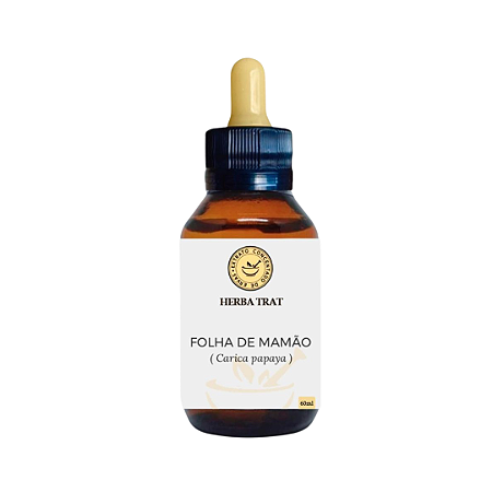 FOLHA DE MAMÃO - EXTRATO 60ML ( Tintura Mãe )