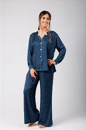 Pijama Feminino Toque de Seda Cetim - Toro Hair Cosméticos