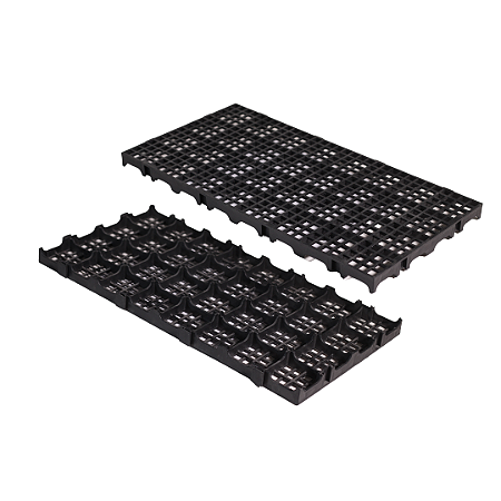 01. Piso de Plástico Modular 50x25x25 - Preto