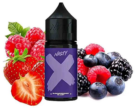 Nicsalt Nasty X - Summerberry Blast - 30ml