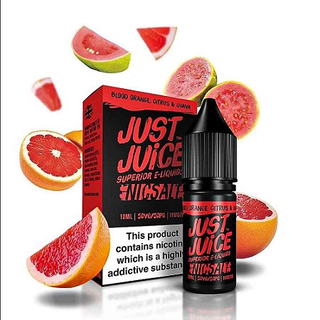 NicSalt Just Juice - Blood Orange Citrus & Guava - 30ml