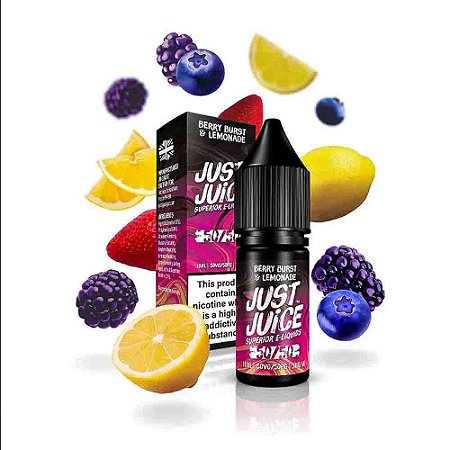 NicSalt Just Juice - Fusion Berry Burst & Lemonade - 30ml