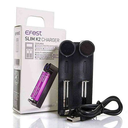 Carregador E-fest Slim K2