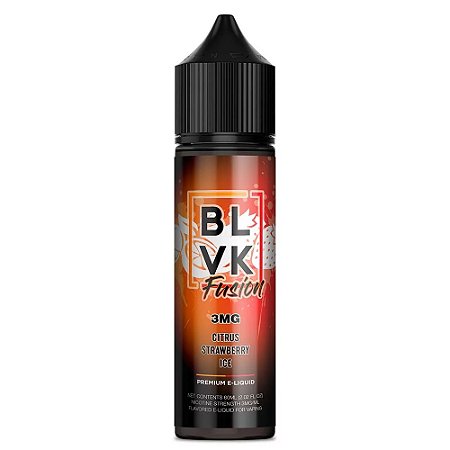 Juice BLVK Fusion - Citrus Strawberry Ice - 3mg - 60ml
