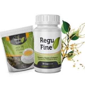 Regu Fine e Regu Life - Combo Emagrecedor 5x mais forte - Bem Estar Life