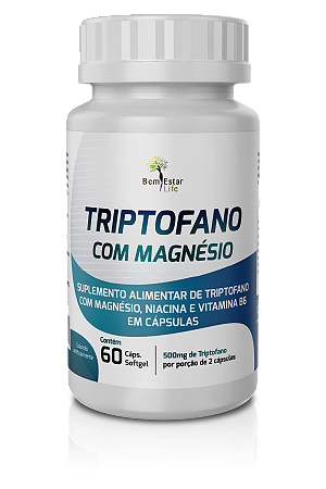 Triptofano com magnésio Bem Estar Life